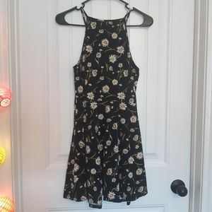 Forever 21 Floral Halter Top Cami Dress